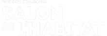 Logo Salon de l'Habitat blanc