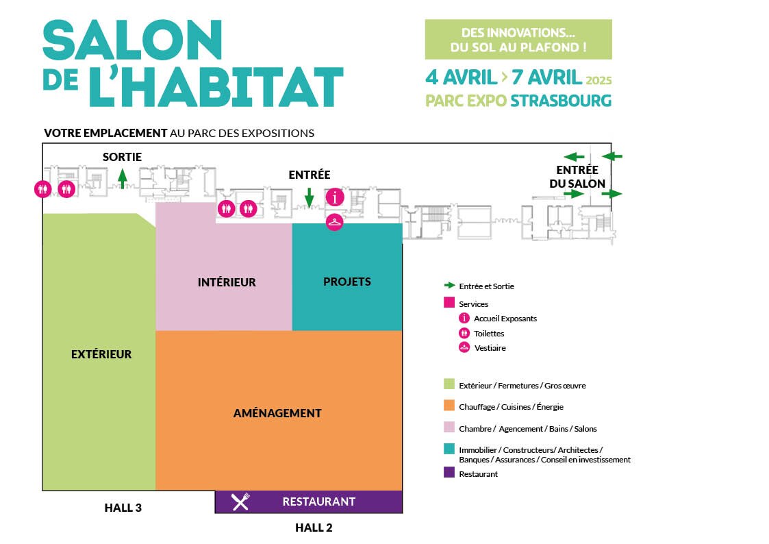 Plan Salon de l'Habitat 2025